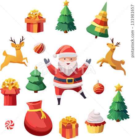 聖誕節圖像項目(向量,向量) 聖誕節圖像項目(向量,向量) 131981657