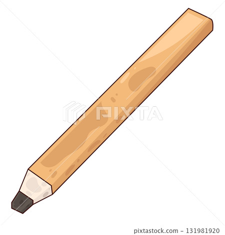 illustration of Carpenter Pencil 131981920