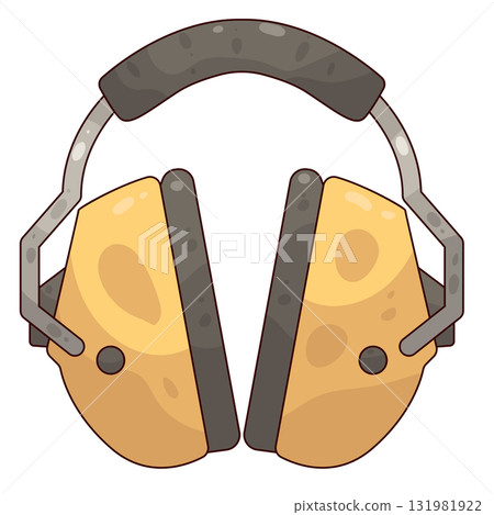 illustration of Ear Protection 131981922