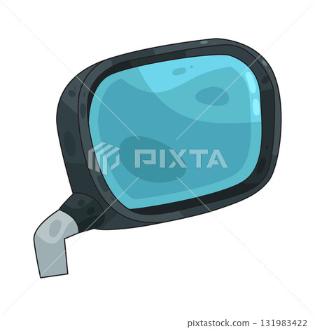 illustration of Side-View Mirror illustration of Side-View Mirror 131983422
