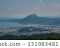View of Beppu city from Jumonjihara Observatory, Oita Prefecture View of Beppu city from Jumonjihara Observatory, Oita Prefecture 131983481
