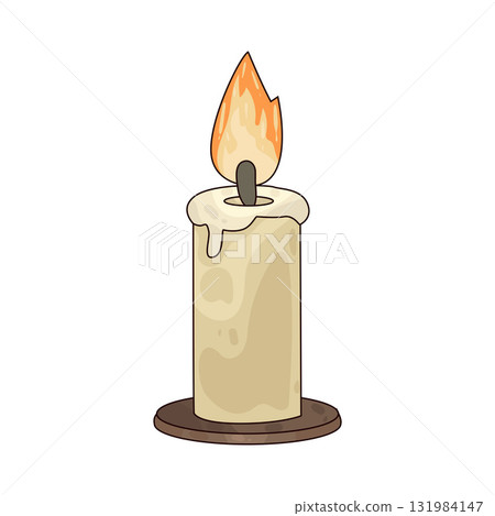 illustration of Candlelight illustration of Candlelight 131984147