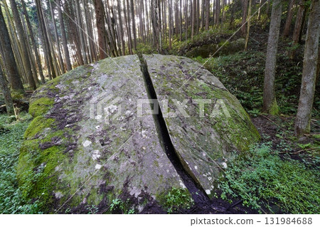 青苔覆蓋的岩石 柳生一刀石 青苔覆蓋的岩石 柳生一刀石 131984688
