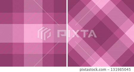 Elegant pink plaid pattern. Classic textile design for backgrounds, apparel, or web. Adds a cozy stylish touch to any project. Versatile timeless. Elegant pink plaid pattern. Classic textile design for backgrounds, apparel, or web. Adds a cozy stylish touch to any project. Versatile timeless. 131985045