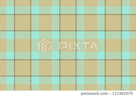 Classic plaid pattern in tan and turquoise. Great for backgrounds, textiles, or adding a rustic touch to designs. Perfect for seasonal projects. 131985070