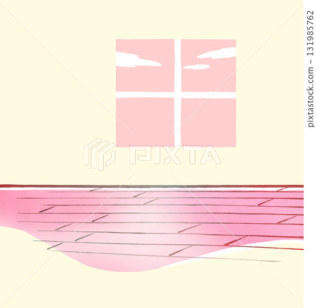 Warm-looking interior window 131985762