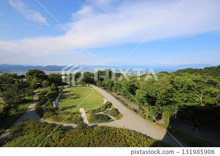 久能山東照宮、靜岡縣、駿河、中央無線電塔、日本平數字塔 久能山東照宮、靜岡縣、駿河、中央無線電塔、日本平數字塔 131985906