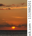 Sunset over the sea 131986201