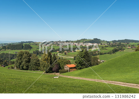 Swiss village of Rehetobel in Appenzellerland, Canton of Appenzell Ausserrhoden, Switzerland Swiss village of Rehetobel in Appenzellerland, Canton of Appenzell Ausserrhoden, Switzerland 131986242