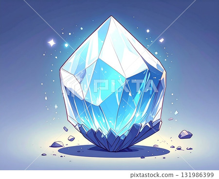 Sparkling jewel illustration 6 131986399