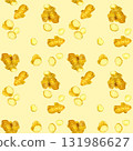 Ginger seamless pattern. Hand-drawn watercolor illustration background material of vegetables and condiments. 131986627