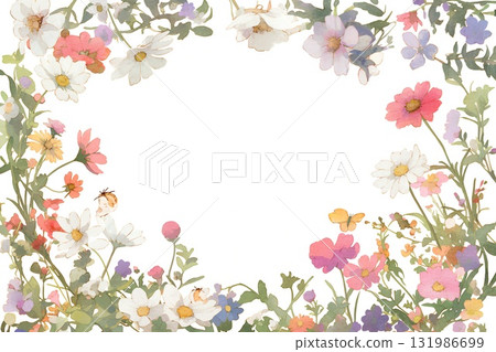 華麗的花框 131986699
