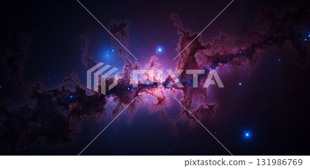 Image of a nebula in space AI-generated image Image of a nebula in space AI-generated image 131986769
