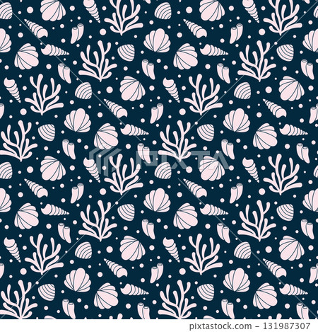 ocean life pattern 131987307