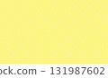 Yellow background with a diamond-shaped grid pattern made of rice grains 131987602