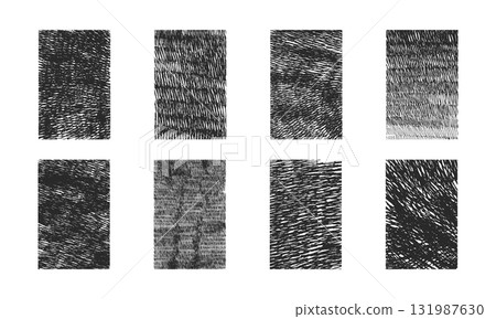 Abstract hatch texture set with pencil lines, crosshatching and shading effects. Vintage grunge texture collection in black and white, hand drawn sketch pattern for background, paper and design Abstract hatch texture set with pencil lines, crosshatching and shading effects. Vintage grunge texture collection in black and white, hand drawn sketch pattern for background, paper and design 131987630