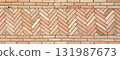 brick brown wall background close up 131987673