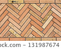 brick brown wall background close up 131987674
