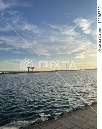 Torii at the sea Torii at the sea 131987904