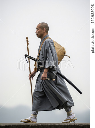 Japanese Monk Pilgrimage 131988098