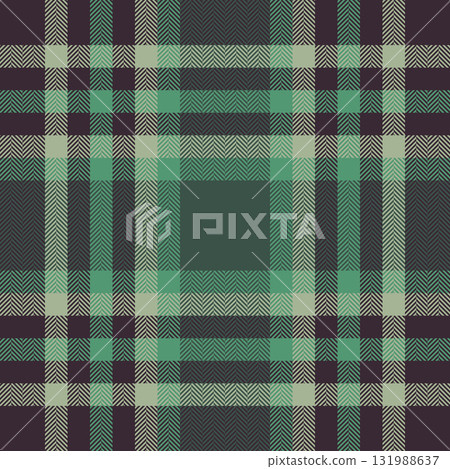 Classic plaid pattern in green and grey. Timeless design perfect for textiles, backgrounds, or adding a touch of heritage to your creative projects. Classic plaid pattern in green and grey. Timeless design perfect for textiles, backgrounds, or adding a touch of heritage to your creative projects. 131988637