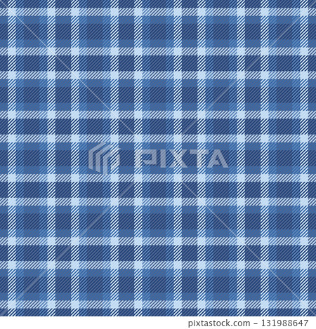 Classic blue plaid pattern, seamless and versatile. Perfect for backgrounds, textiles, or web design. Evokes tradition and comfort. Timeless design element. Classic blue plaid pattern, seamless and versatile. Perfect for backgrounds, textiles, or web design. Evokes tradition and comfort. Timeless design element. 131988647