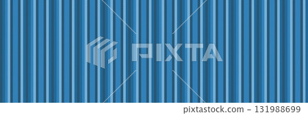 Open lines vertical textile, detailed texture vector fabric. Room pattern stripe background seamless in cyan and dark colors. 131988699