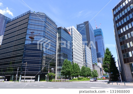 從京橋一丁目交叉路口看到的商業區 從京橋一丁目交叉路口看到的商業區 131988800