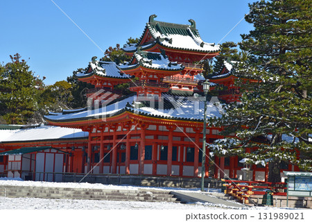 下雪天的平安神宮 下雪天的平安神宮 131989021