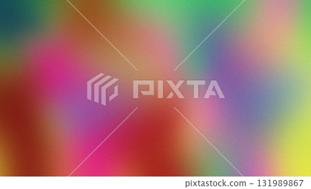 Soft Abstract Blend Of Pink Red Purple Green And Yellow Colors 131989867