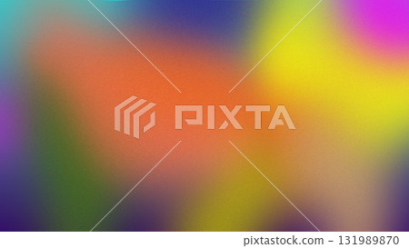 Vibrant Abstract Background With Orange Yellow Green And Purple 131989870