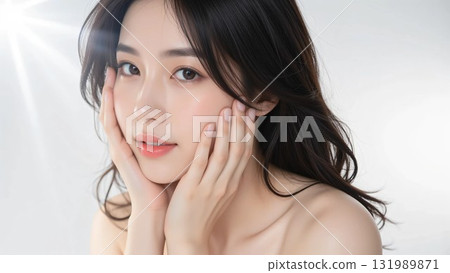 美麗的女人美麗形象 131989871