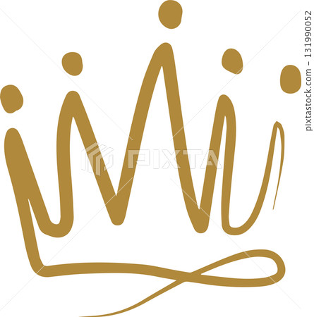 Royal crown of gold king and queen Royal crown of gold king and queen 131990052