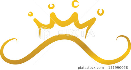Royal crown of gold king and queen Royal crown of gold king and queen 131990058