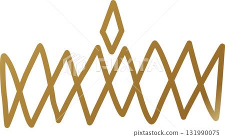 Royal crown of gold king and queen Royal crown of gold king and queen 131990075