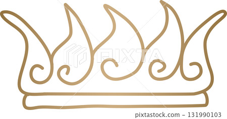 Royal crown of gold king and queen Royal crown of gold king and queen 131990103