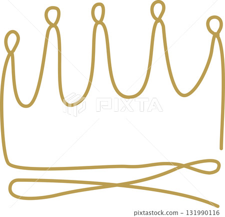 Royal crown of gold king and queen Royal crown of gold king and queen 131990116