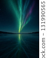 空靈的天空-冰凍湖面上的極光_01 空靈的天空-冰凍湖面上的極光_01 131990565