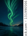 空靈的天空-冰凍湖面上的極光_02 空靈的天空-冰凍湖面上的極光_02 131990566