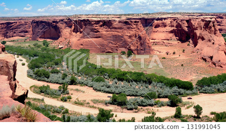 Surrounding Terrain, Cliffs, and Valley Canyon De Chelly Arizona 131991045