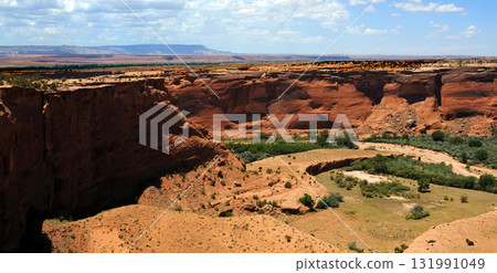 Surrounding Terrain, Cliffs, and Valley Canyon De Chelly Arizona 131991049
