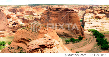 Surrounding Terrain, Cliffs, and Valley Canyon De Chelly Arizona Surrounding Terrain, Cliffs, and Valley Canyon De Chelly Arizona 131991053