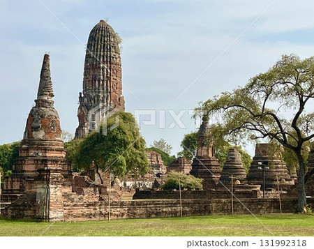 Wat Phra That I Saw in Ayutthaya, a World Heritage Site in Thailand 131992318