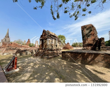 Wat Mahathat in Ayutthaya, a World Heritage Site in Thailand 131992800