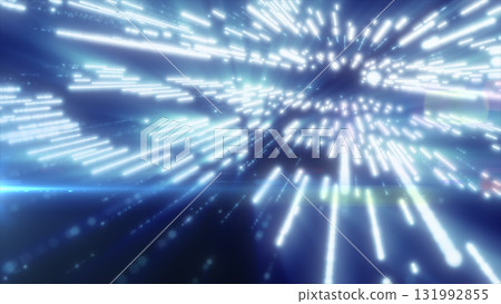 Abstract blue digital background with glowing light rays and streaks representing futuristic data flow Abstract blue digital background with glowing light rays and streaks representing futuristic data flow 131992855