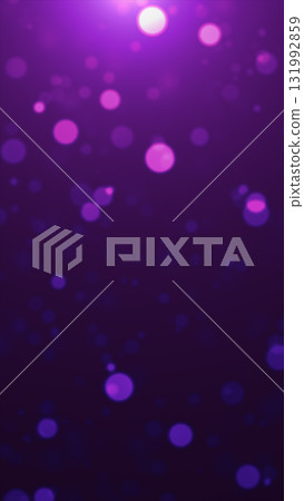 Abstract purple glowing bokeh lights with soft blurred circles creating dreamy atmosphere Abstract purple glowing bokeh lights with soft blurred circles creating dreamy atmosphere 131992859