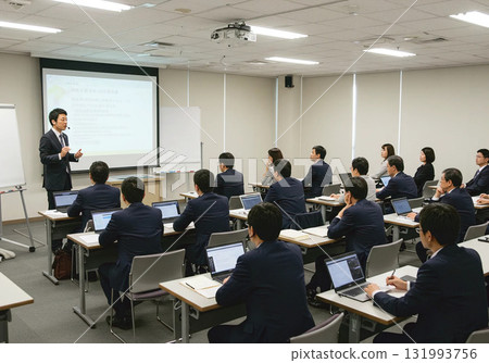 “CEO們參加研討會” “研討會現場” 131993756