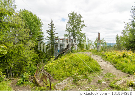 Panorama of Sortavala from the top of the mountain, Karelia Panorama of Sortavala from the top of the mountain, Karelia 131994598