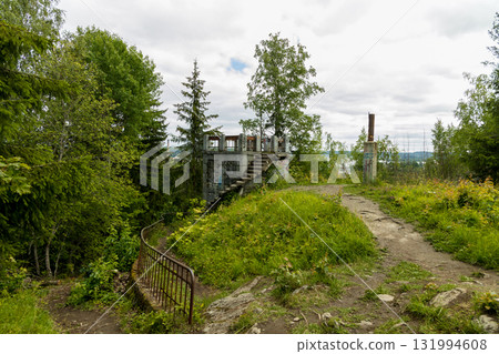 Panorama of Sortavala from the top of the mountain, Karelia 131994608