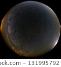 The rising summer Milky Way photographed with a fisheye lens 131995792